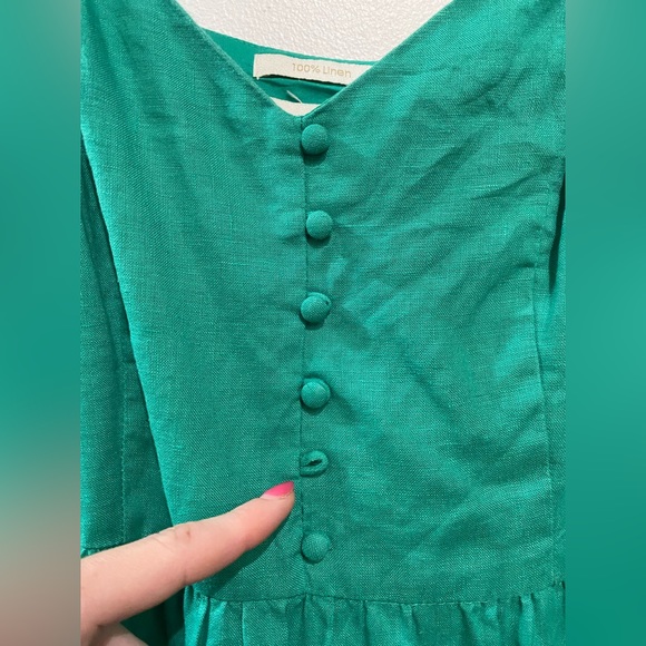 Cynthia Rowley green dress, Small. - Picture 6 of 7